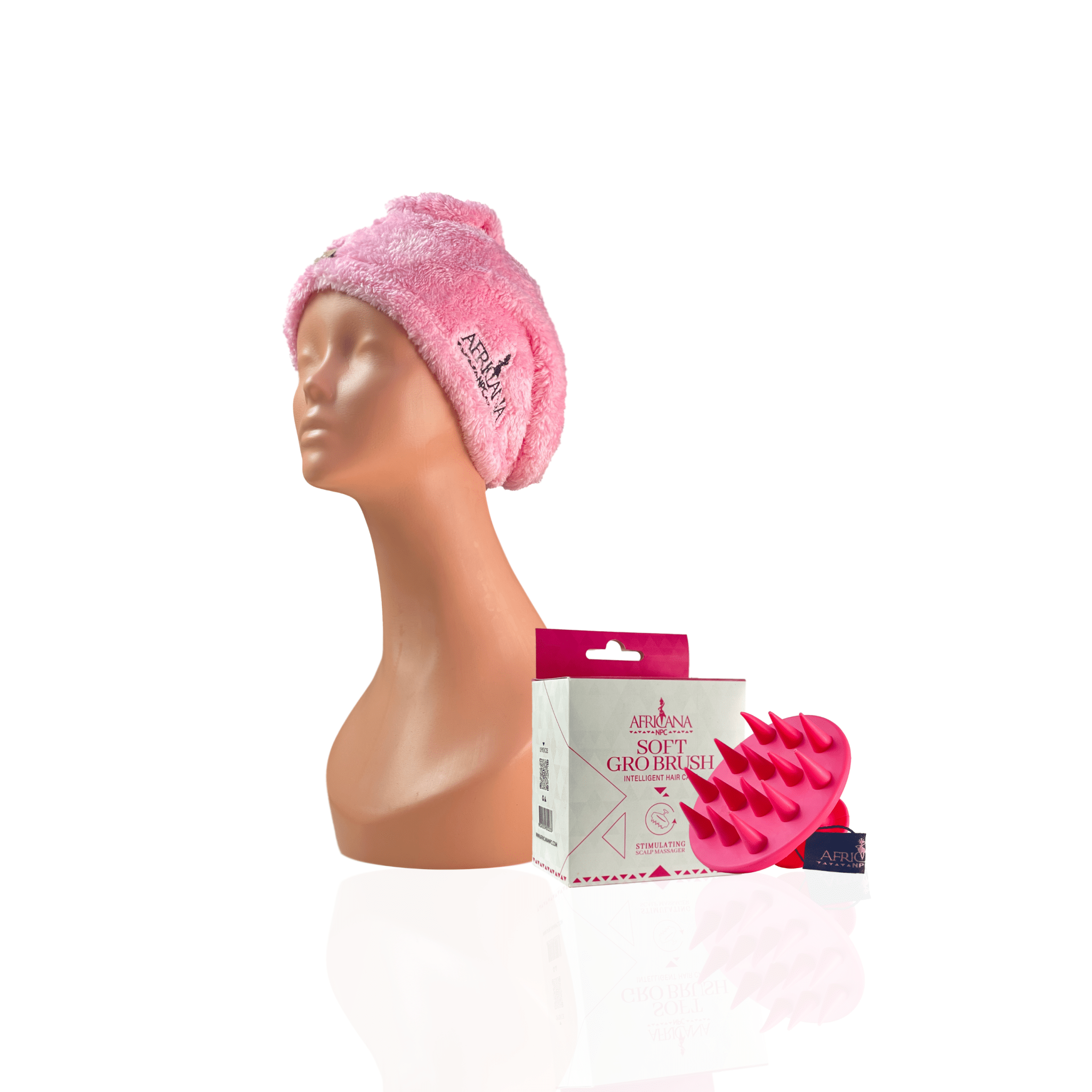 Microfiber Towel & Soft Gro Brush