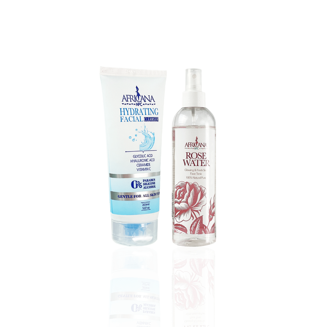 Africana Hydrating Facial Cleanser & Rose Water