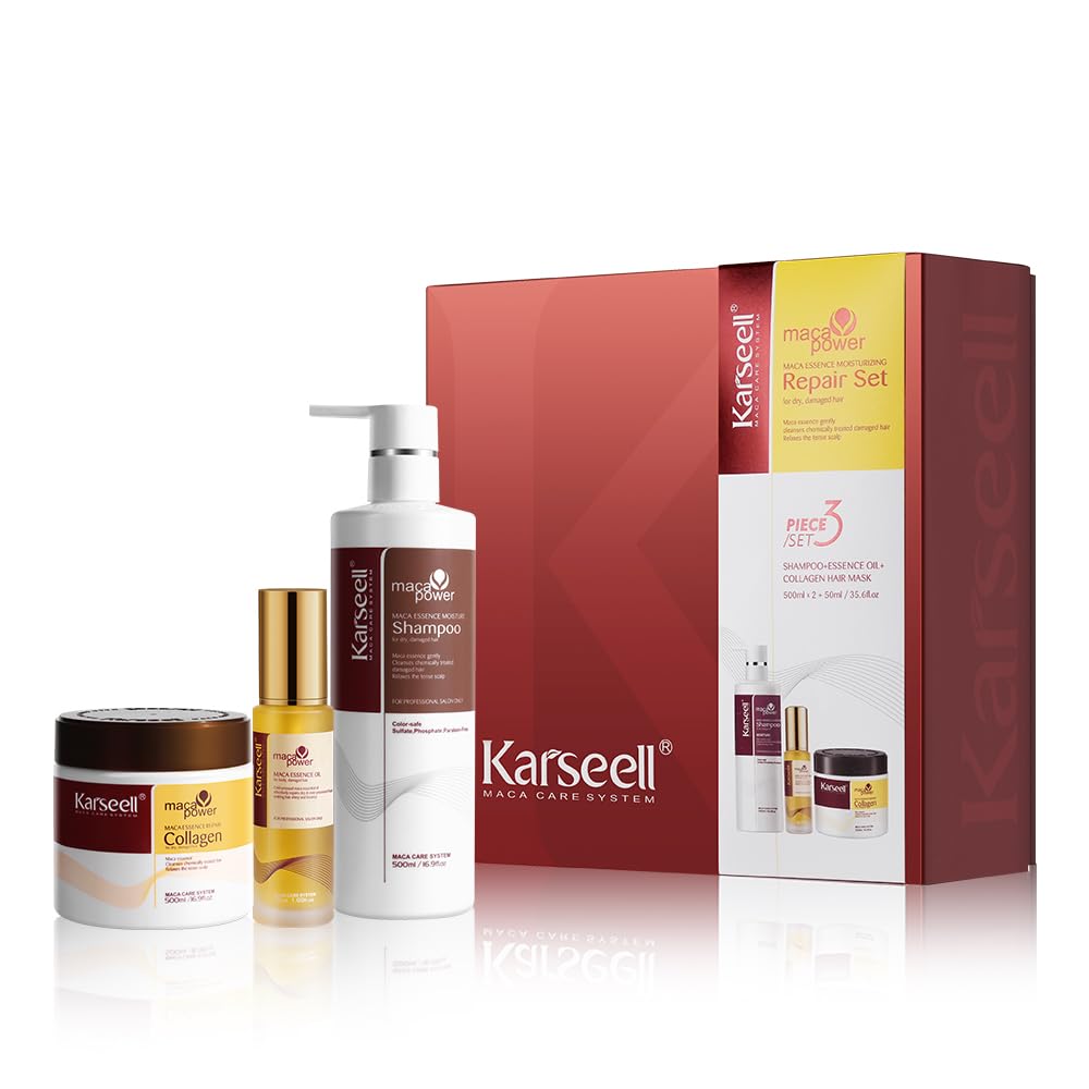 Karseell Hair Care Set (Mask + Shampoo + Oil)