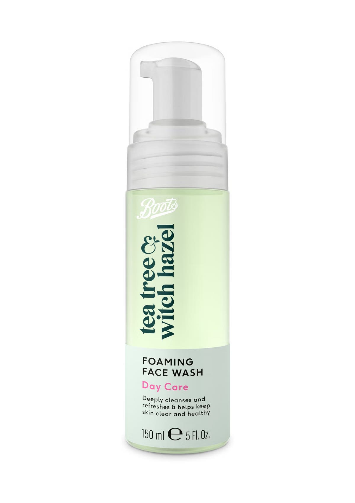 Boots Tea Tree & Witch Hazel Foam Wash 150Ml