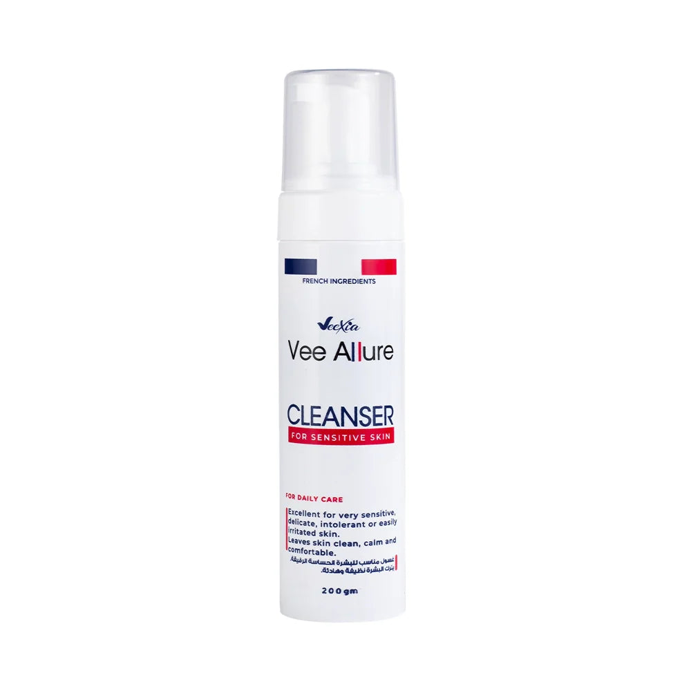 Vee Allure Cleanser Foam for Sensitive Skin, 200ml