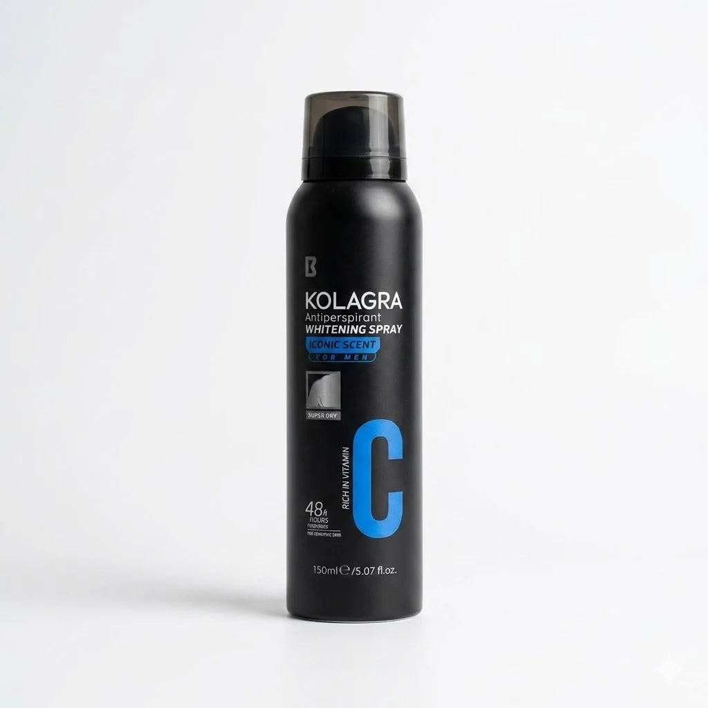Kolagra Antiperspirant Iconic Scent Spray for Men, 150ml