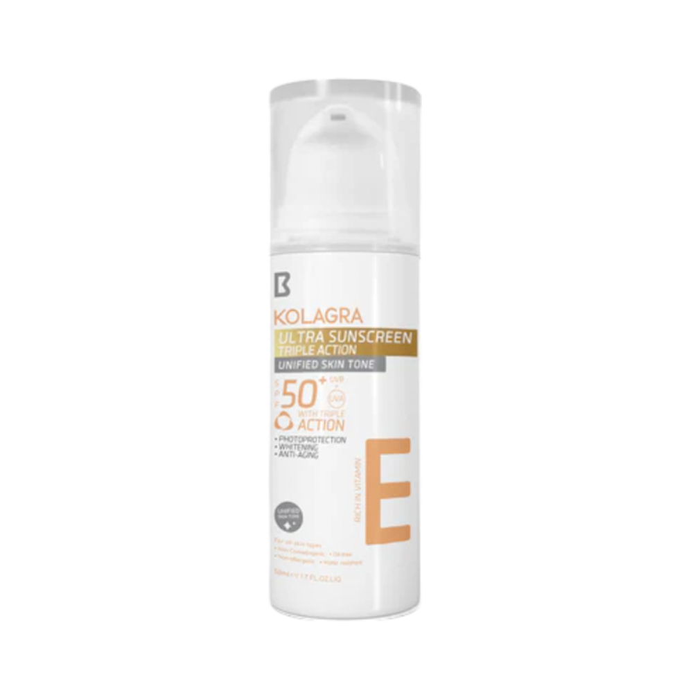 Kolagra Ultra Sunscreen Triple Action SPF50+