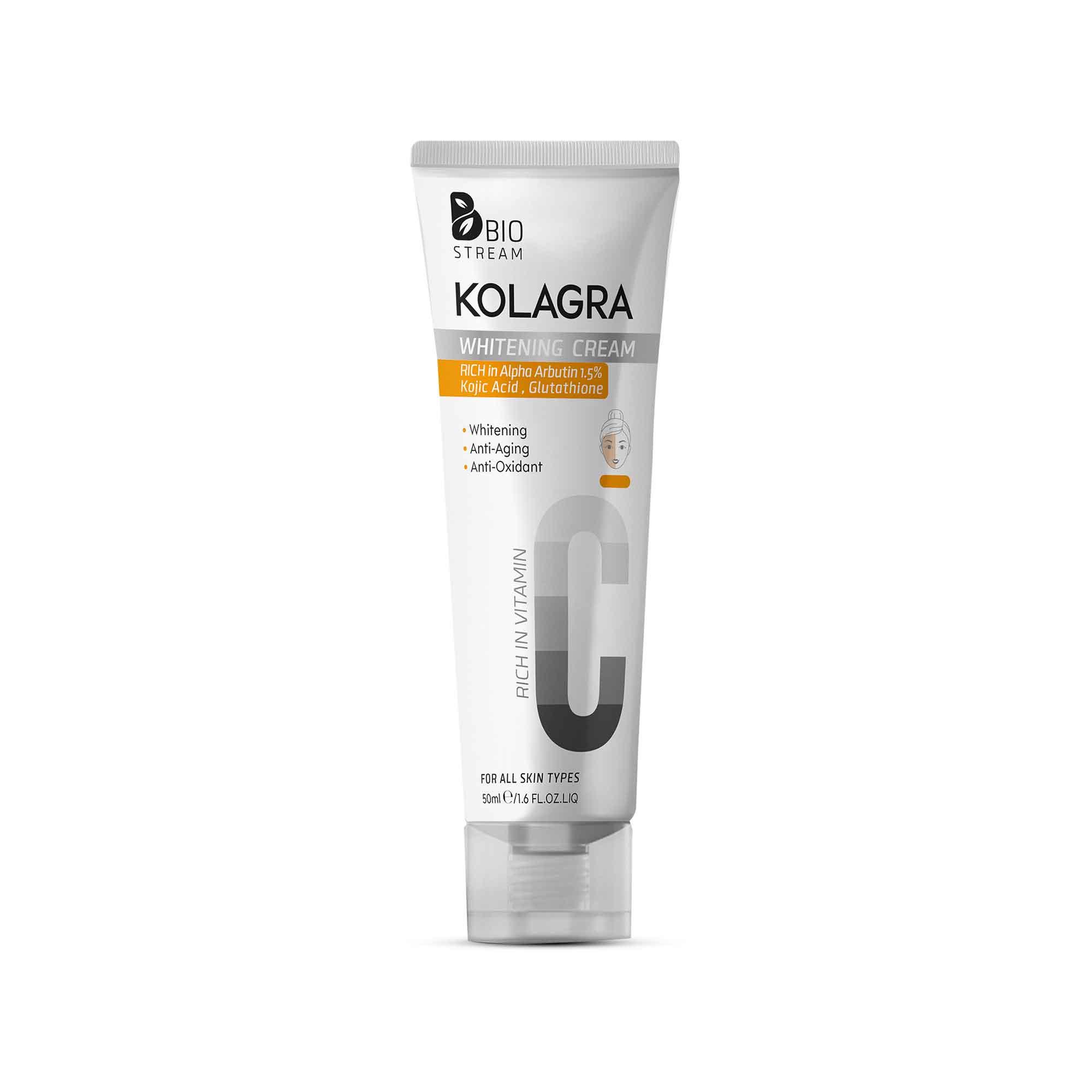 Kolagra Whitening Cream Rich in Vitamin C, 50ml
