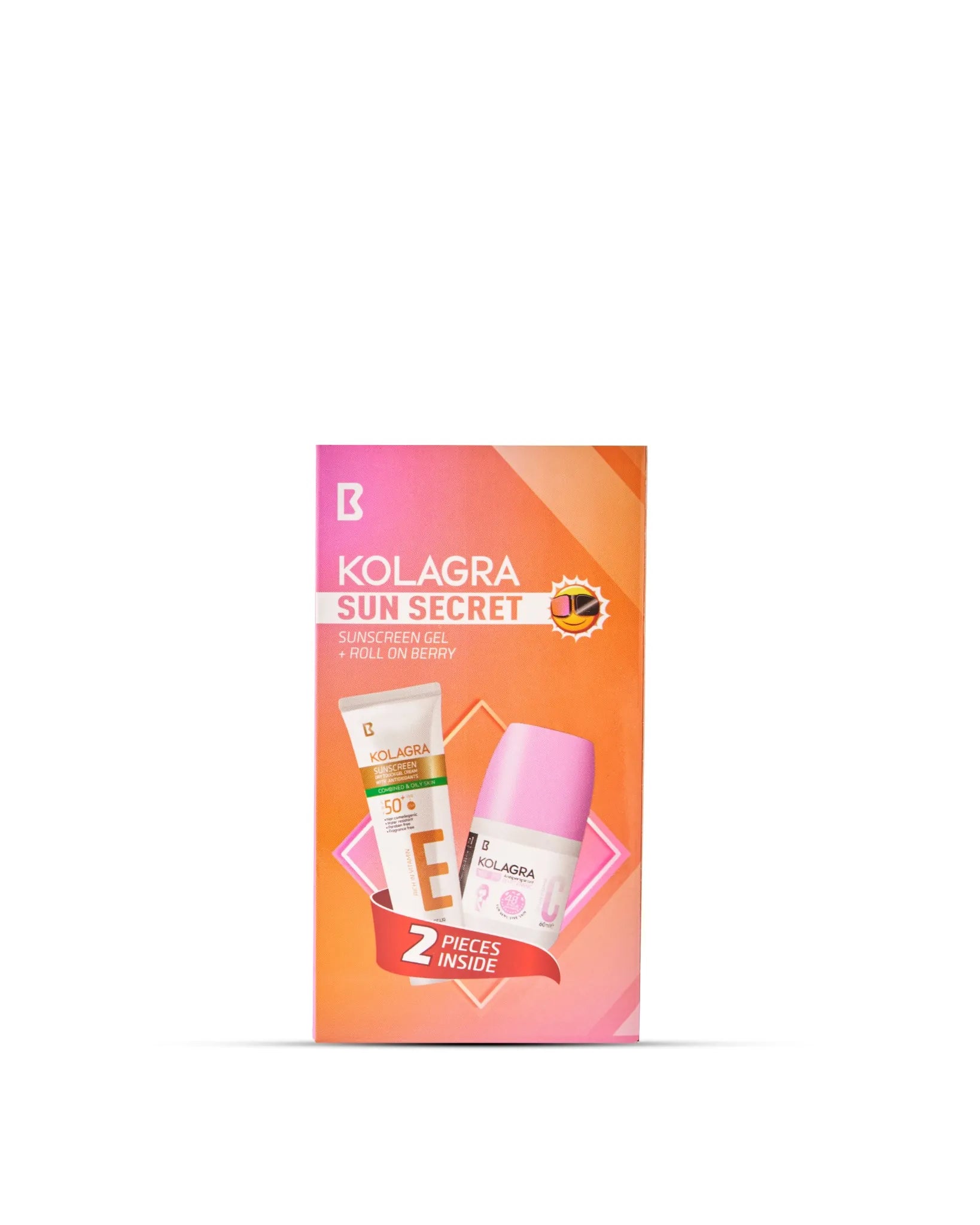 Kolagra 2-Piece Sunscreen Roll Set