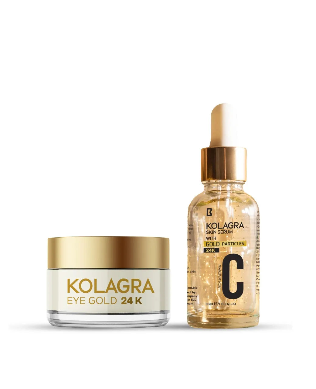 Kolagra Gold Serum 24K + Eye Gold Gel Cream Offer
