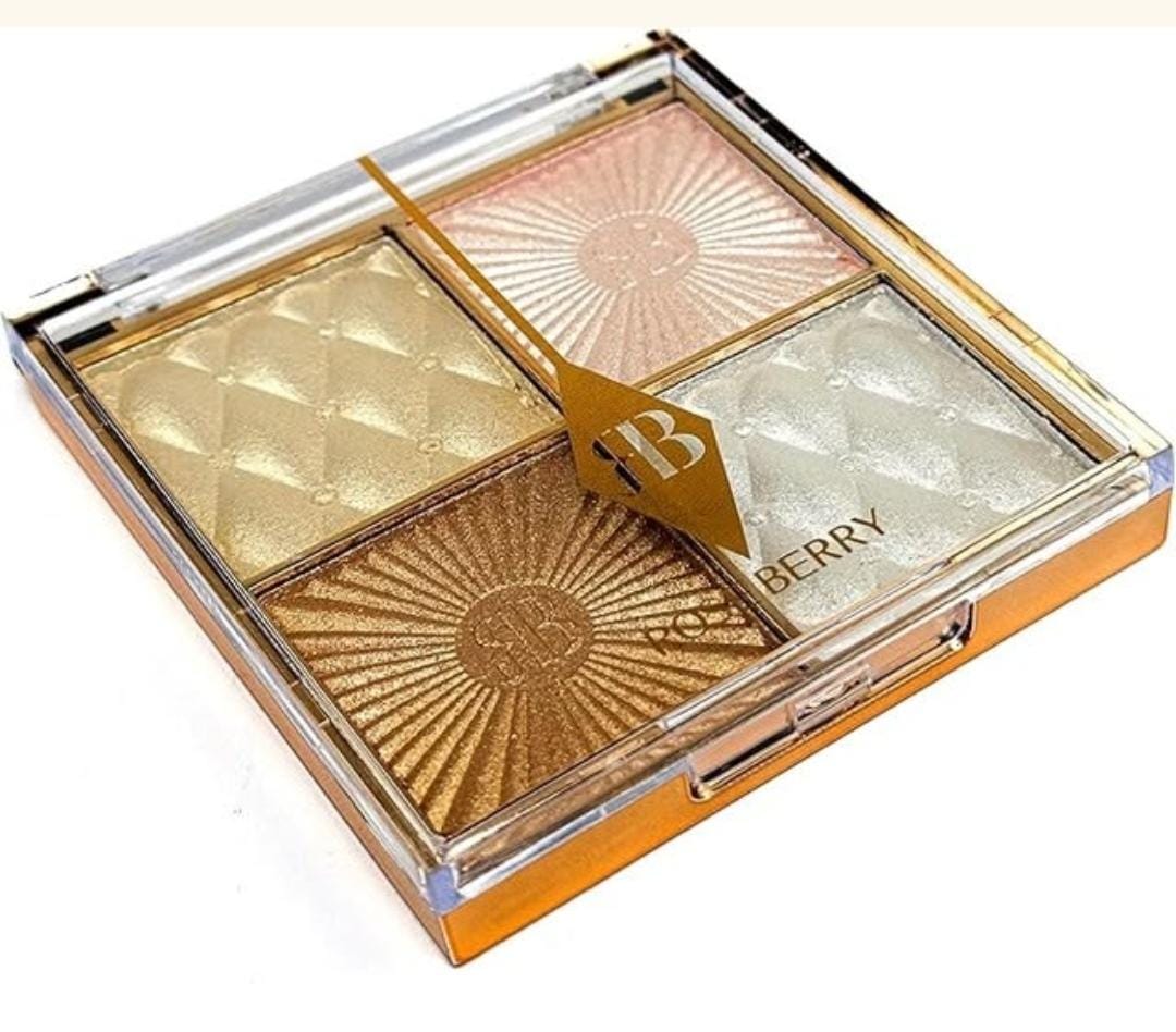 Rose Berry Luxe Highlight Powder - Silver