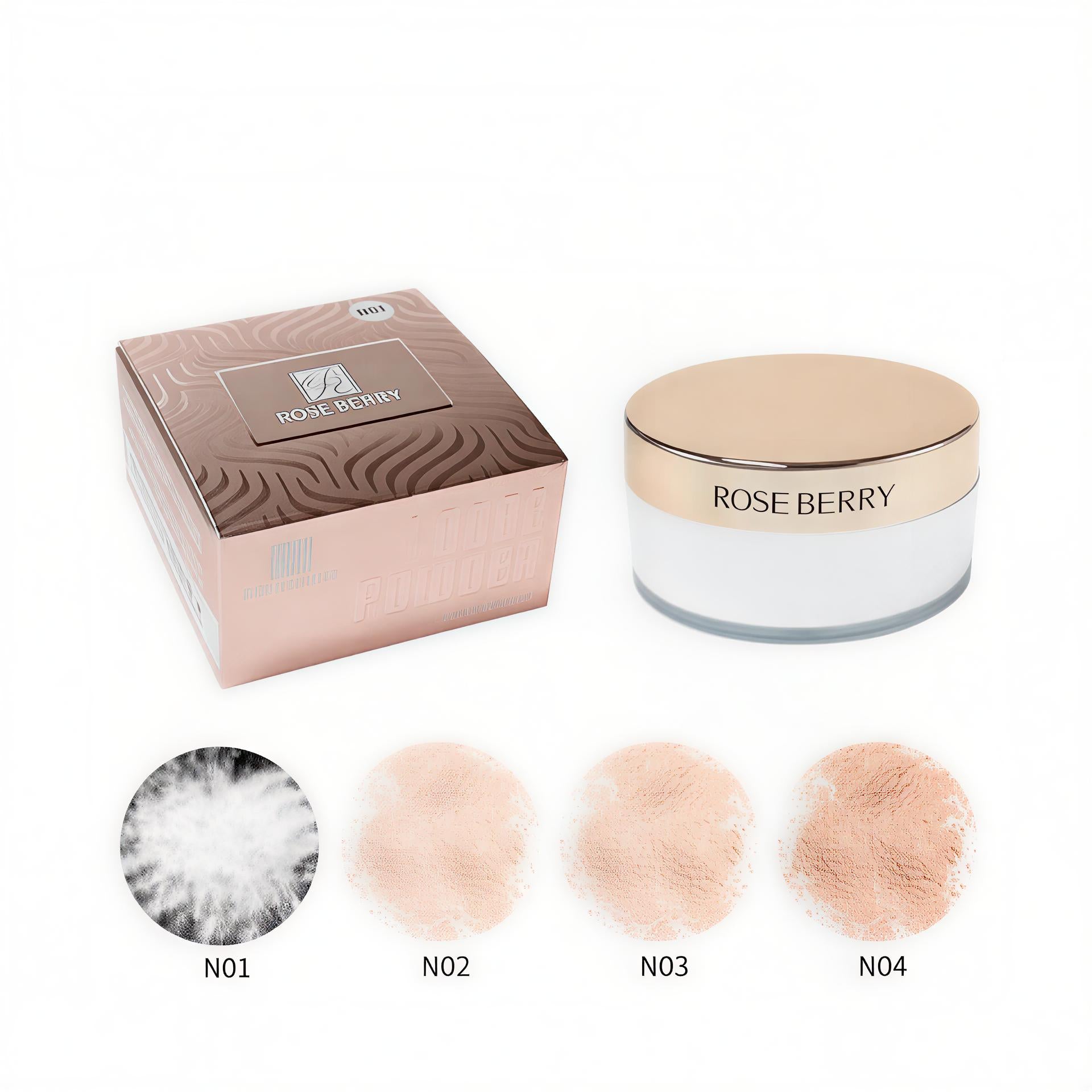 Rose Berry Translucent Loose Setting Powder 3 Shades 29g