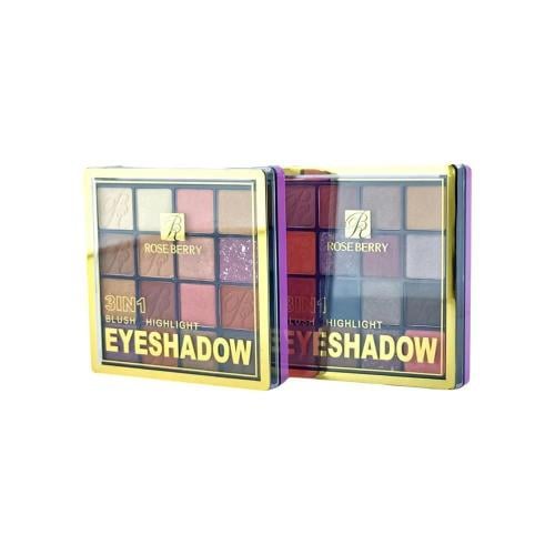 Rose Berry 3-in-1 Eyeshadow Blush and Highlighter - Soft Glowy Gorgeous