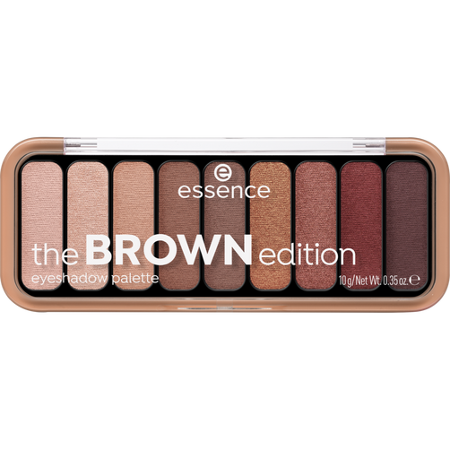 the BROWN edition eyeshadow palette