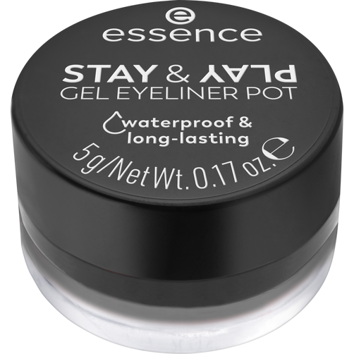Buy essence STAY & PLAY GEL EYELINER POT Black online