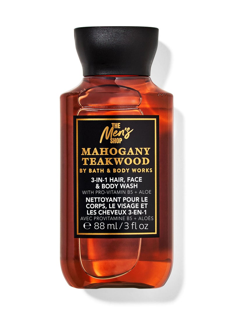 Bath and Body Works - Mahogany Teakwood - Travel Size Body Wash